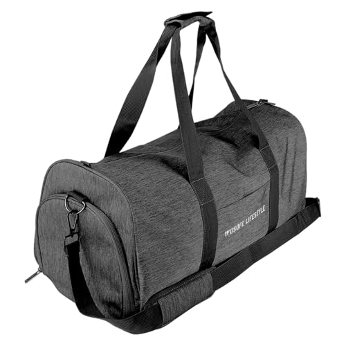 Reisetasche für Wochenende – Schultertasche mit mehreren Fächern, perfekte Tragetasche für Yoga, Fitnessstudio und Reisen, geräumig und praktisch für Damen, grau, Refer to description, Unisex Reisetasche für Wochenende – Schultertasche mit mehreren Fächern, perfekte Tragetasche für Yoga, Fitnessstudio und Reisen, geräumig und praktisch für Damen, grau, Refer to description, Unisex von Generisch