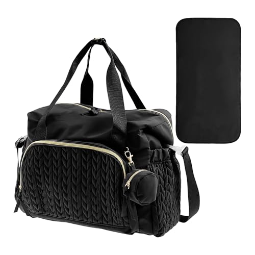 Reisetuch für Kinder – wasserdichtes Material, sichere Reißverschlüsse | Funktioneller Versorgungsservice mit Fütterungshilfe für Spaziergänge für den Kindergarten im Osten, Schwarz , riferimento von Generisch