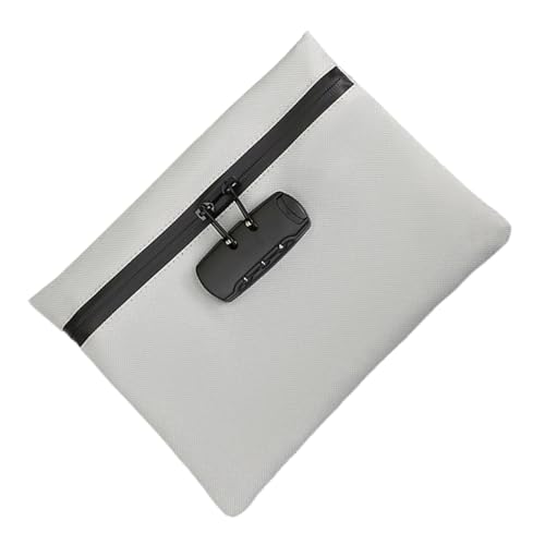 Reiseverriegelungsbeutel, Verriegelungssicherheitsbeutel, Wasserdichtem Diebstahl -Proof -Beutel, Resistantes Material, zugelassenes Schloss, 24,5 X 16 cm, Für Camping, Schule, Fitnessstudio, Bür Reiseverriegelungsbeutel, Verriegelungssicherheitsbeutel, Wasserdichtem Diebstahl -Proof -Beutel, Resistantes Material, zugelassenes Schloss, 24,5 X 16 cm, Für Camping, Schule, Fitnessstudio, Bür von Generisch