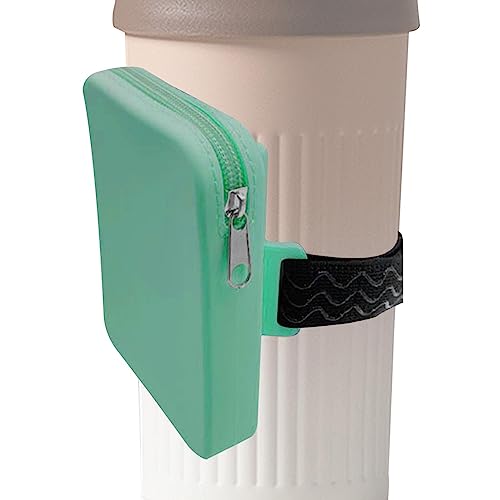 Reißverschlusstasche für Trinkbecher – multifunktionale Wasserflaschen-Tasche für Fitnessstudio, Sport, universelle Trinkflasche, Geldbörse für Damen und Herren, für Zuhause, Schule, Fitnessstudio, von Generisch