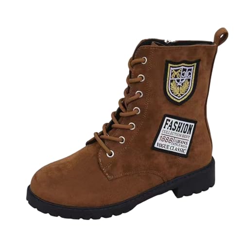 Reitstiefeletten Damen Stiefeletten Elegant und Bequem Ankle Boots Winterstiefel Frauen Freizeit Reitstiefeletten Damenstiefel Halbstiefel Festliche Schuhe Übergangsstiefel von Generisch