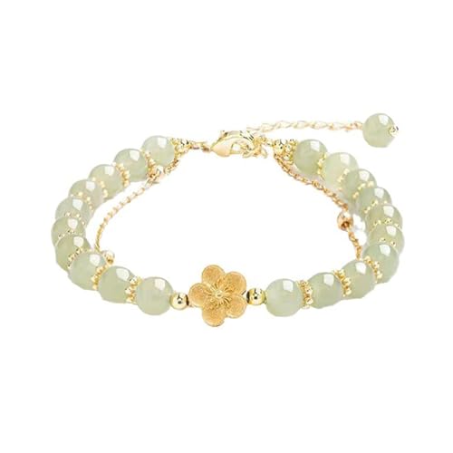 Remote-Paar Verbundenes Armband Luxus Menge Hand String Qixi Valentinstag Hohe Geschenk Pfirsich Armband Handgeflochtenes Buddhistisches Armband (Green, One Size) von Generisch