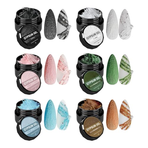 Remov 3D-Nagelgel – Professionelles graviertes Design, Skulptur, Salon und Zuhause, kratzfest, langlebig, einfach anzuwenden, keine Wash Art, Frauen, Familie, Anfänger, Design-Set von Generisch