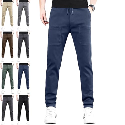Reonproram Pants Multipants – High Stretch Multi Pocket Cargo Pants Manzera Stretch Cargo Pants, blau, M von Generisch