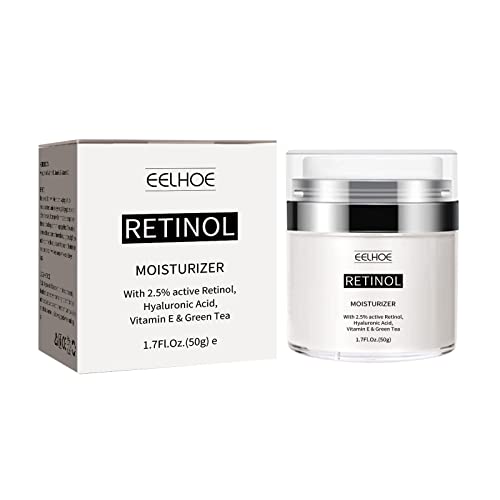 Retinol Gesichtscreme, Tagescreme Feuchtigkeitscreme Anti-Aging-Creme für Frauen, Verdünnen Arten von Flecken, Verbessern die Haut, reduziert Linien und Falten, glatte und sichtbar geliftete Haut, A von Generisch