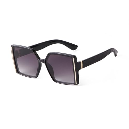 Retro Fashion Green Sunglasses For Women Luxury Trendy Leopard Oversized Sun Glasses Female, C1, Einheitsgröße von Generisch