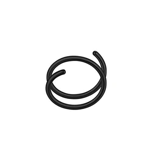 Ring-Set, 1 Stück Piercing für Piercing, Nasenring, Nasenring, Nasenring, Nasenring für Damen, Nasenschmuck, Titanring, 14 g (Schwarz, 10) von Generisch