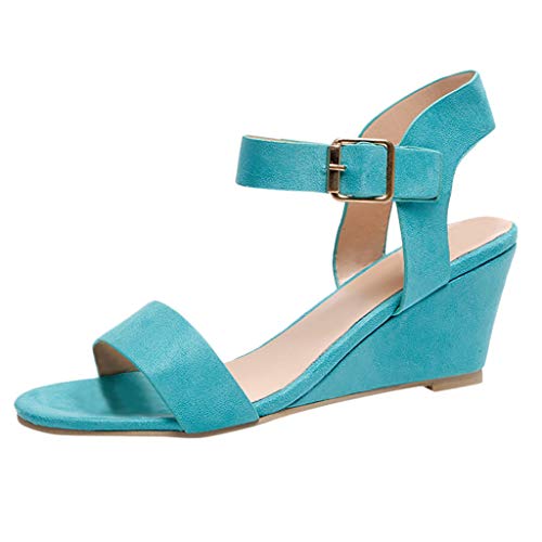 Römersandalen Damen,Frauen Keilsandaletten Freizeitschuhe Elegante Peeptoe Sandalette Atmungsaktiv Abendschuhe Modische Strandschuhe Weich rutschfest Sommerschuhe Coole Arbeitsschuhe Leichte von Generisch