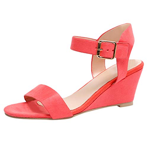 Römersandalen Damen,Frauen Keilsandaletten Freizeitschuhe Elegante Peeptoe Sandalette Atmungsaktiv Abendschuhe Modische Strandschuhe Weich rutschfest Sommerschuhe Coole Arbeitsschuhe Leichte von Generisch