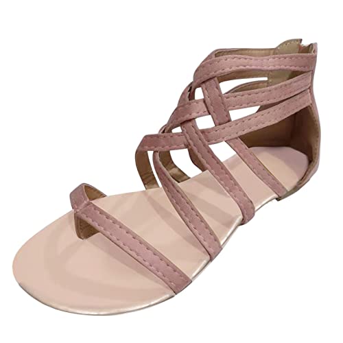 Römersandalen Damen Sommer,Sandalen Damen Elegant Flach Abendschuhe Modisch Zehenstegsandalen Open Toe Atmungsaktiv Strandschuhe Weich Bequem Trekkingschuhe Leichtgewichts Arbeitsschuhe Römersandalen Damen Sommer,Sandalen Damen Elegant Flach Abendschuhe Modisch Zehenstegsandalen Open Toe Atmungsaktiv Strandschuhe Weich Bequem Trekkingschuhe Leichtgewichts Arbeitsschuhe von Generisch