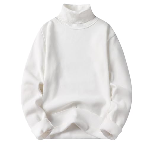 Rollkragenpullover Herren Winter Warm Strickpullover Einfarbig Rollkragen Pullover Langarm Feinstrick Sweater Locker Sweatshirt Feinstrickpullover Freizeit Rollkragenpulli Stretch Winterpullover Rollkragenpullover Herren Winter Warm Strickpullover Einfarbig Rollkragen Pullover Langarm Feinstrick Sweater Locker Sweatshirt Feinstrickpullover Freizeit Rollkragenpulli Stretch Winterpullover von Generisch