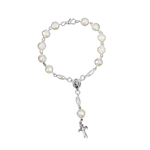 Rosenkranz Perlen katholisch für Frauen Rosenkranz Armband für religiöse Rosenkranz Perlen katholisch für Frauen Rosenkranz Armband für religiöse von Generisch