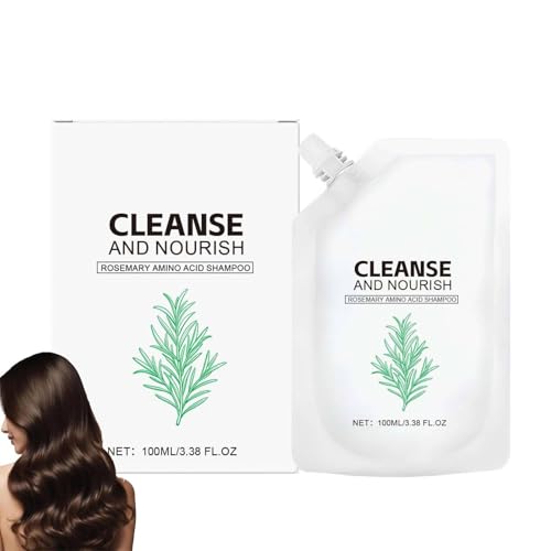 Rosmarin Aminosäure Shampoo, Shampoo Gegen Haarausfall, Haarwachstumshampoo, Sanfte Reinigung, Verdickung und Stärkung des Shampoo, für Kraftloses, Dünner Werdendes Haar, für Frauen und Männer (1pc) von Generisch