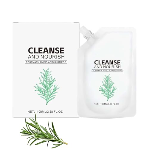 Rosmarin Shampoo Für Haarwachstum, Rosmarin Gegen Haarausfall Frizz, Nährt Kopfhaut, Nicht Fettig, Feuchtigkeit Haarspülung Für Damen, Fördert gesundes Haarwachstum (1PC) von Generisch