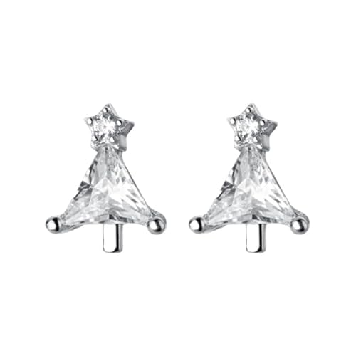 Rote Weihnachtsstrumpf Ohrringe Süße Kleine Ohrstecker Aus 925Er Sterlingsilber Weihnachts Neuheit Urlaubsaccessoires Schmuck Geschenk für Mama Frau Mädchen Frauen von Generisch