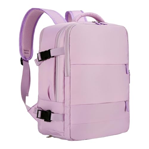 Rucksack Carry-On-Travel Weekender Bookbag, Wasserdicht, Gepolstert, Leichte, Anti-Diebstahl-Mehrfachpocket, Für Pendler, Frauen, Männer von Generisch