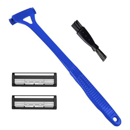 Rückenrasierer - Langer Griff Rückenrasierer für Männer | Faltbarer manueller Rasierer mit austauschbarem für glatte Haarentfernung | Körperpflege-Werkzeug - Duschgebrauch Zuhause Reisen von Generisch