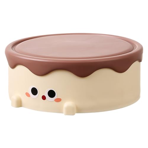 Runde Make -up -Spiegel -Aufbewahrungsbox, Süßer Cartoon -Kuchen -Kosmetikkoffer, Make -up -Hülle Mit Spiegel, Geräumige Fächer, Leicht Zu Tragen, 15.5x15.5x5.7cm/6.1x6.1x2,2in Für Frauen, Für Frauen Runde Make -up -Spiegel -Aufbewahrungsbox, Süßer Cartoon -Kuchen -Kosmetikkoffer, Make -up -Hülle Mit Spiegel, Geräumige Fächer, Leicht Zu Tragen, 15.5x15.5x5.7cm/6.1x6.1x2,2in Für Frauen, Für Frauen von Generisch