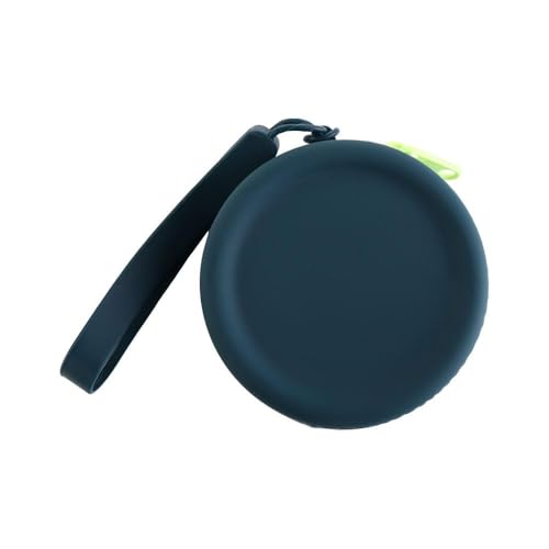 Runde Silikon-Münzgeldbörse, Lippenstift-Kosmetiktasche, Datenkabel-Aufbewahrungstasche, Mini-Headset-Tasche, einfarbige Geldbörse für Damen, grün, modisch von Generisch