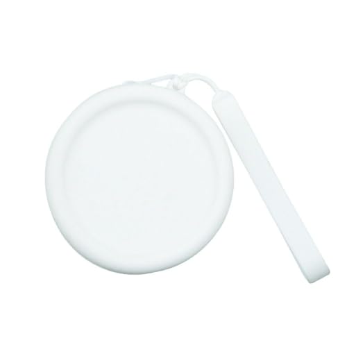 Runde Silikon-Münzgeldbörse, wasserdichte Mini-Geldbörse, Münztasche, Mini-Headset-Tasche, Geldbörse, Lippenstift, Kosmetiktasche, Datenkabel, Aufbewahrungstasche, weiß von Generisch