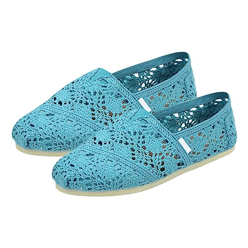 Runde Zehenpartie Spitze Ballett Häkeln Flats Espadrilles Damen Komfort Atmungsaktiv Slip On Flache Schuhe Spitze Ballerinas Pumps Cut Out Slip On Ballerina Spitze Flache Schuhe Damen Weite Passform Runde Zehenpartie Spitze Ballett Häkeln Flats Espadrilles Damen Komfort Atmungsaktiv Slip On Flache Schuhe Spitze Ballerinas Pumps Cut Out Slip On Ballerina Spitze Flache Schuhe Damen Weite Passform von Generisch