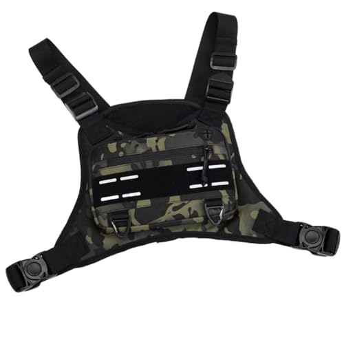 Running Chest Pack, Sport -Chest -Tasche für Männer | Vordere Weste Trainingstasche - Einstellbare Outdoor-Sportzubehör Multifunktional Laufpack zum Radfahren Running Chest Pack, Sport -Chest -Tasche für Männer | Vordere Weste Trainingstasche - Einstellbare Outdoor-Sportzubehör Multifunktional Laufpack zum Radfahren von Generisch
