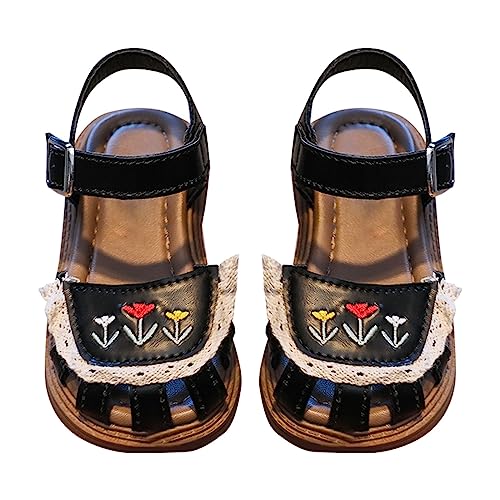 Running Footwear Little Kid Mädchen Kleid Mary Jane Ballett Blume Strand Schuhe Mädchen Hochzeit Party Casual Sandalen Schuhe, Schwarz , 29 EU Running Footwear Little Kid Mädchen Kleid Mary Jane Ballett Blume Strand Schuhe Mädchen Hochzeit Party Casual Sandalen Schuhe, Schwarz , 29 EU von Generisch