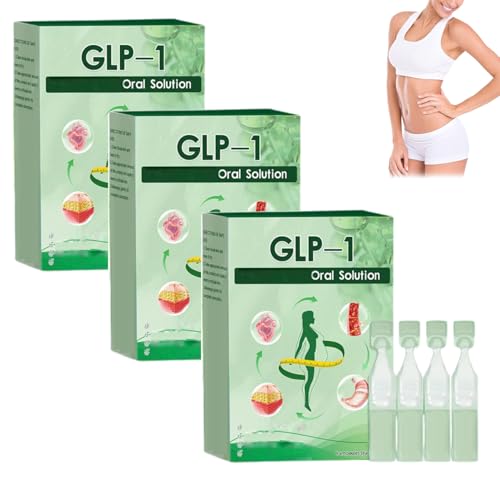 STDEI GLP-1 Orale Lösung, STDEI GLP-1 Tropfen, Glp-1 Orale Flüssigkeit, für Frauen und Männer (3Box) von Generisch