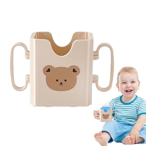 Saftbox-Halter - Verstellbarer Milchkartonhalter | Klappbarer Wiederverwendbarer Getränkehalter Mit Griffigem Haltegriff Saftbox-Halter - Verstellbarer Milchkartonhalter | Klappbarer Wiederverwendbarer Getränkehalter Mit Griffigem Haltegriff von Generisch