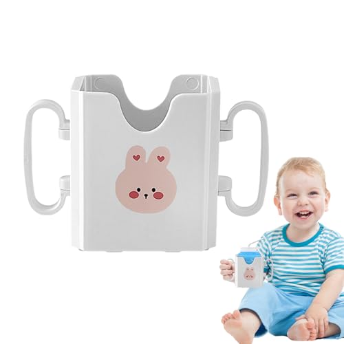 Saftbox-Halter | Verstellbarer Snackbeutel Halter,Klappbarer Wiederverwendbarer Getränkehalter Mit Griffigem Haltegriff von Generisch