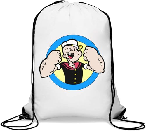 Sailor Big arms Turnbeutel Casual Drawstring Bag Weiß von Generisch