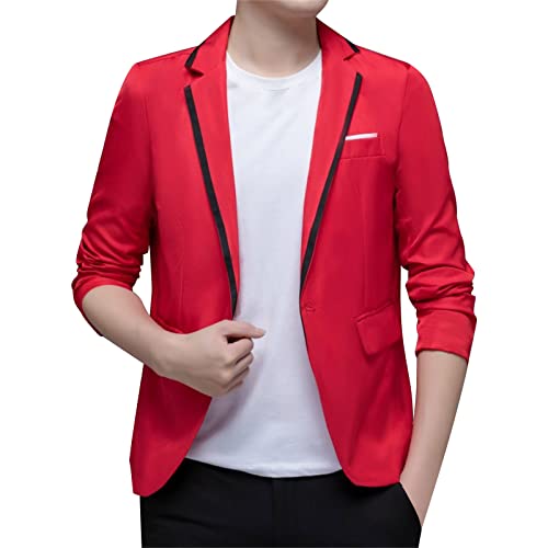 Sakko Herren Sportlich Klassisch British Blazer 2 Knöpfe Modern Strick Blazer Weihnachten Anzug Herren Slim Fit Anzug Schwarz Herren Elegant Blazer Herren Dunkelblau Sakko Herren Sportlich Klassisch British Blazer 2 Knöpfe Modern Strick Blazer Weihnachten Anzug Herren Slim Fit Anzug Schwarz Herren Elegant Blazer Herren Dunkelblau von Generisch