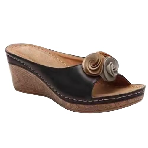 Sandalen Damen Elegant Indoor Slippers Women Summer Römersandalen rutschfest Bequemschuhe Arch Support Peeptoe Sandalette Kork-Fussbett Gartenschuhe Open Toe Atmungsaktiv Freizeitsandalen Sandalen Damen Elegant Indoor Slippers Women Summer Römersandalen rutschfest Bequemschuhe Arch Support Peeptoe Sandalette Kork-Fussbett Gartenschuhe Open Toe Atmungsaktiv Freizeitsandalen von Generisch