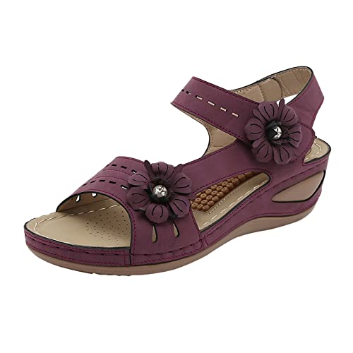Sandalen Damen Mit Blumenmuster OrthopäDische Sandals Damen Hausschuhe, Plattform, Dicke Sohle, Keil, LäSsige Hausschuhe Badeschuhe High Heels Gartenschuhe Badeschlappen schuhe weite h Sandalen Damen Mit Blumenmuster OrthopäDische Sandals Damen Hausschuhe, Plattform, Dicke Sohle, Keil, LäSsige Hausschuhe Badeschuhe High Heels Gartenschuhe Badeschlappen schuhe weite h von Generisch