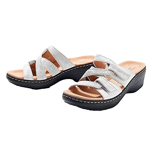 Sandalen Damen Sommer Orthopädische Schuhe mit Löchern Hohl Breite Füße Schuhe Atmungsaktiv Bequeme Flach Sandaletten Leichte Barfuss Sandalette Mesh Weiche Sohle Casual Große Größen Sommerschuhe von Generisch