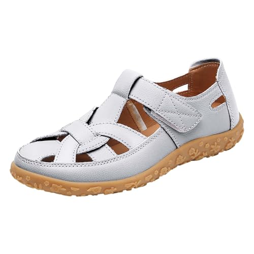 Sandalen Damen SportSandalen Atmungsaktiv Walkingsandalen Rutschfeste Outdoorschuhe Weich Gepolstert Wassersportschuhe Slip On Damen Schlappen Rutschen Bequem Urlaubspantoffeln Krankenschwester von Generisch