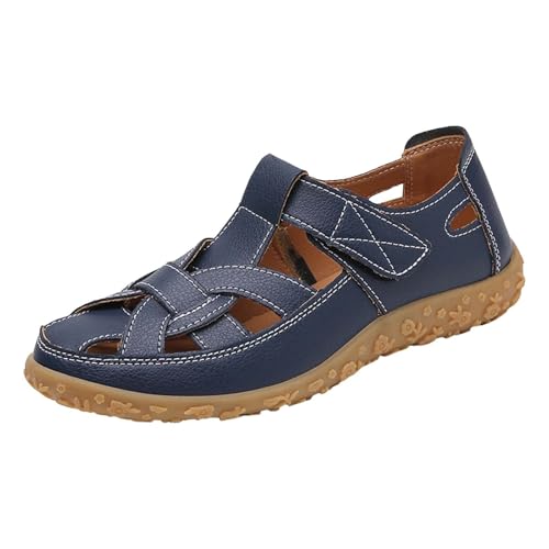 Sandalen Damen SportSandalen Atmungsaktiv Walkingsandalen Rutschfeste Outdoorschuhe Weich Gepolstert Wassersportschuhe Slip On Damen Schlappen Rutschen Bequem Urlaubspantoffeln Krankenschwester von Generisch