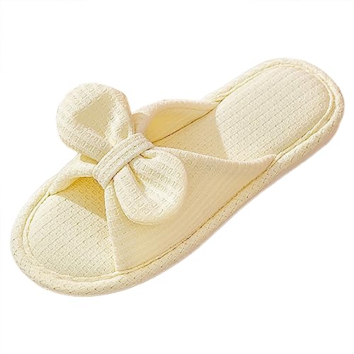 Sandalen Damen rutschfeste Super Weiche Badeschuhe Sommer Badelatschen Dicke Sohle Innen/Außen Hausschuhe Original Weich rutschfest Pantoletten von Generisch