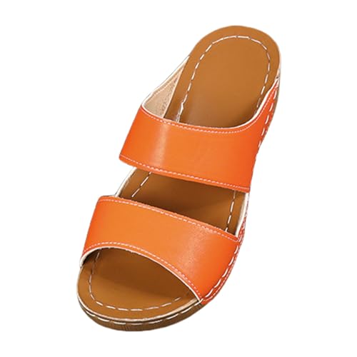 Sandalen Für Damen Orthopädische Slides Keilabsatz Slipper Bequem Hausschuhe Rutschfest Pantoletten Leichte Keilsandalen Elegant Weiche Sohlen Wanderschuhe Peep Toe Strandschuhe Casual Outdoorsandale Sandalen Für Damen Orthopädische Slides Keilabsatz Slipper Bequem Hausschuhe Rutschfest Pantoletten Leichte Keilsandalen Elegant Weiche Sohlen Wanderschuhe Peep Toe Strandschuhe Casual Outdoorsandale von Generisch