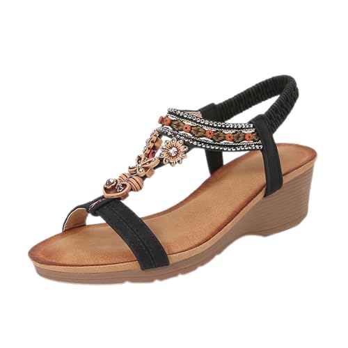 Sandalen Keilabsatz Plateau Mode Bequeme Braut Bequeme Espadrilles Sommerschuhe mit gekreuzten Bändern mit verstellbarer Schnalle Platform Offene Plateau Sandalen mit Plateau Sandalen mit Keilabsatz Sandalen Keilabsatz Plateau Mode Bequeme Braut Bequeme Espadrilles Sommerschuhe mit gekreuzten Bändern mit verstellbarer Schnalle Platform Offene Plateau Sandalen mit Plateau Sandalen mit Keilabsatz von Generisch
