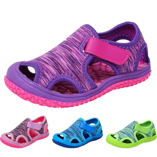 Sandalen Kinder Badeschuhe Klettverschluss Wasserschuhe Schwimmschuhe Strandschuhe Barfußschuhe Hausschuhe Schnorchelschuhe Aquaschuhe Schnell Trocknend Barfuss Schuhe für Kleinkind Hausschuhe von Generisch