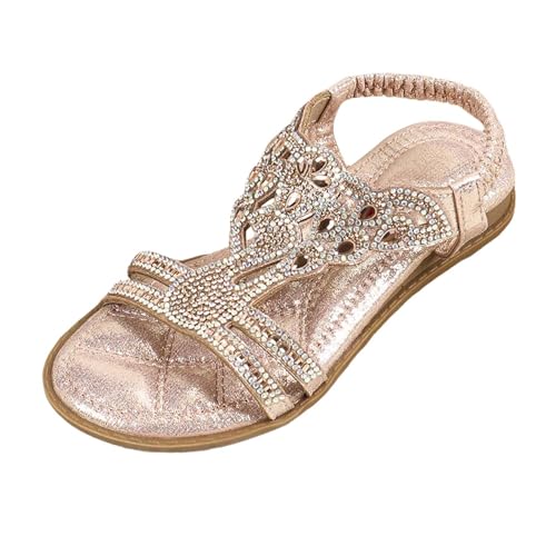 Sandalen MäDchen Boho Strandschuhe Strass Schuhe Weichen Sohlen Sommerschuhe Glitzer Flache Sohlen Rutschfeste Kinderschuhe BarfußSchuhe Prinzessinnenschuhe FüR Strand Schwimmbad Sandalen MäDchen Boho Strandschuhe Strass Schuhe Weichen Sohlen Sommerschuhe Glitzer Flache Sohlen Rutschfeste Kinderschuhe BarfußSchuhe Prinzessinnenschuhe FüR Strand Schwimmbad von Generisch