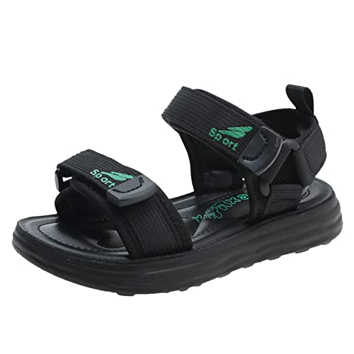 Sandalen für große Mädchen, Größe 37, Schuhe, Kinder, Sport, Strandschuhe, mittlere und große Kinder, grün, 13.5 UK Narrow von Generisch
