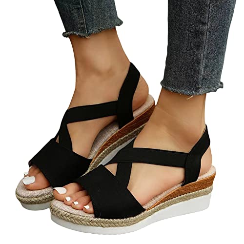 Sandalette Keilsandalen Damen Sommer Sandalen Ergonomische Geflochtene Geteilte Sohlen Keilabsatz Sandaletten Freizeit Bequem Keilsandalen Damen Orthopädische Sandalette Keilsandalen Damen Sommer Sandalen Ergonomische Geflochtene Geteilte Sohlen Keilabsatz Sandaletten Freizeit Bequem Keilsandalen Damen Orthopädische von Generisch
