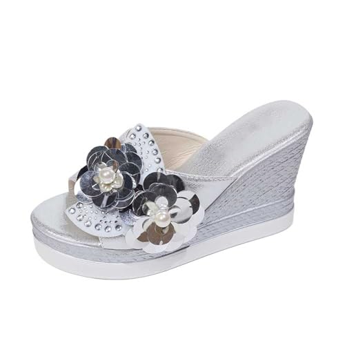 Sandaletten Damen Mit Absatz Keilsandalen Damen High Heels Pumps Mit Blumen Pantoletten Wedges Slippers Peep Toe Strandschuhe Damenschuhe Elegant Und Bequem Sommerschuhe Rutschfest Hausschuhe Sandaletten Damen Mit Absatz Keilsandalen Damen High Heels Pumps Mit Blumen Pantoletten Wedges Slippers Peep Toe Strandschuhe Damenschuhe Elegant Und Bequem Sommerschuhe Rutschfest Hausschuhe von Generisch