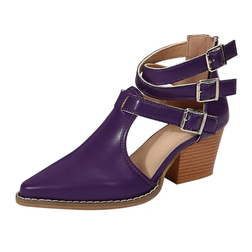 Sandaletten Damen Mit Blockabsatz - High Heels Damen Riemchen - Pumps Quadratischer Zehenbereich Abendschuhe Geschlossene Sandalen Schnalle Abendschuhe Elegant Stöckelschuhe Kleid Schuhe Sandaletten Damen Mit Blockabsatz - High Heels Damen Riemchen - Pumps Quadratischer Zehenbereich Abendschuhe Geschlossene Sandalen Schnalle Abendschuhe Elegant Stöckelschuhe Kleid Schuhe von Generisch