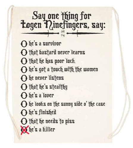 Say One Thing Light Text Unisex Beige Sporttasche String Sack von Generisch