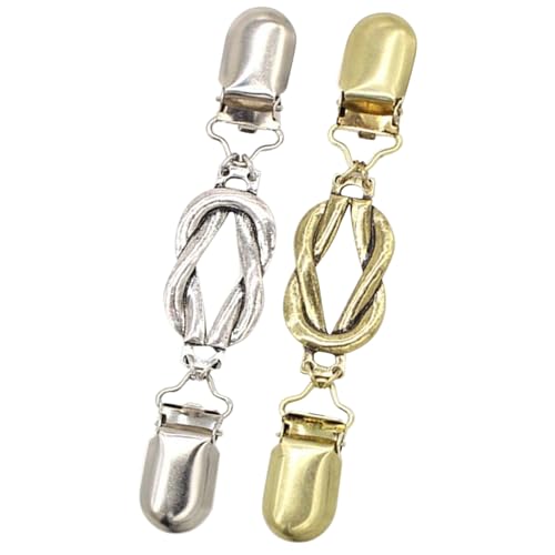 Schal-Clips | Taillenmieder Hemdclip – 2 Stück Brosche Pins Kleidung Dekoration für Frauen Pullover Schals Kleider Hemden Hosen von Generisch