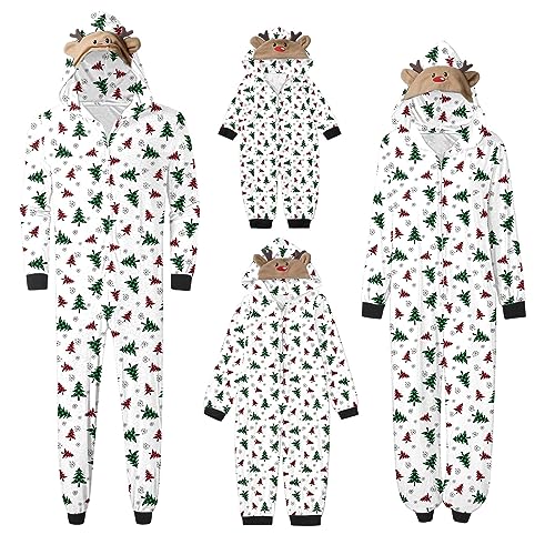 Schlafanzug Winter Damen Herren Kinder Nachtwäsche Outfits Familien Set Damen Herren Jungen Mädchen Nachthemd Weihnachtspyjama Familie Set Schlafanzug Weihnachten Partner Pyjamas 783 von Generisch