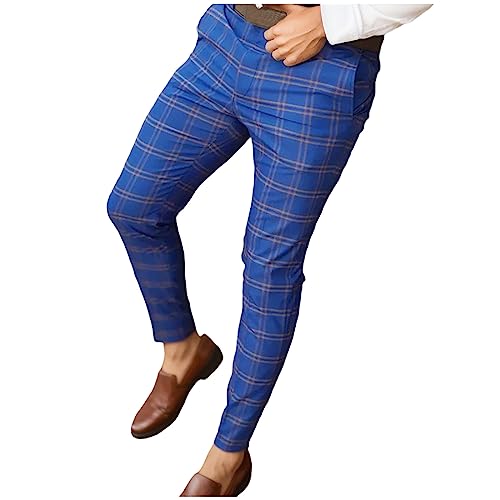 Schlafanzughose Men lang 3XL Schlafanzughose männer lustig Fitnesshose männer lang Bodybuilding Schlafanzughose männer lang Flanell Baumwolle Karierte Pyjamahose von Generisch